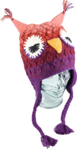 Lady Owl, Unisex Alpaca Blend Animal Hats for the whole family
