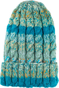 Funky cable style teal hat,, Alpaca Blend winter Hats for the whole family