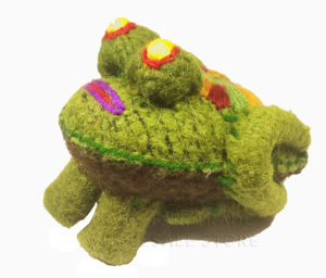 Frog 100% Natural Wool Stuffed Toys Woolly Amigos