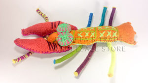 Lobster 100% Natural Wool Stuffed Toys Woolly Amigos