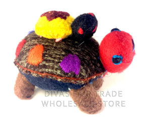 Turtle 100% Natural Wool Stuffed Toys Woolly Amigos
