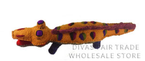 Crocodile 100% Natural Wool Stuffed Toys Woolly Amigos