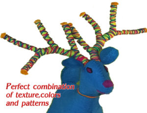 Deer 100% Natural Wool Stuffed Toys Woolly Amigos