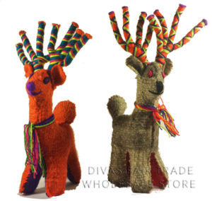 Deer 100% Natural Wool Stuffed Toys Woolly Amigos
