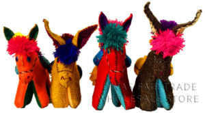 Donkey 100% Natural Wool Stuffed Toys Woolly Amigos
