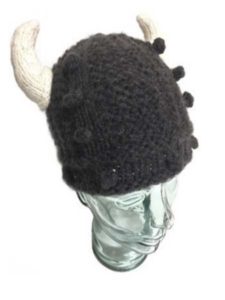 Kids Viking Hast, Charcoal. Alpaca Blend, winter Fun Hats for the whole family