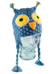 Animal Kids Blue Owl Hat
