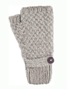 Button Wrist Warmer, Ash Alpaca Blend, winter wrist warmers for the whole family