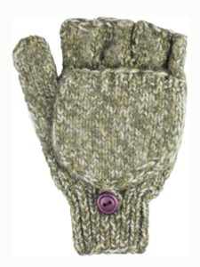 Glitten Convertible Mitten, Olive, Alpaca Blend, winter Mittens for the whole family