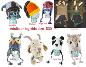 Animal Adults Assorted Hats
